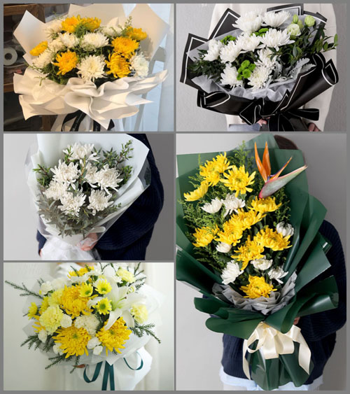 安徽宿州市灵璧县朱集乡苗河村白事花束代送